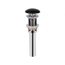 Донний клапан для раковини Qtap PU03 70х70х227.5 Matt black Донний клапан для раковини Qtap PU03 70х70х227.5 Matt black